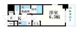 プロヴィスタ神戸三宮EASTの物件間取画像